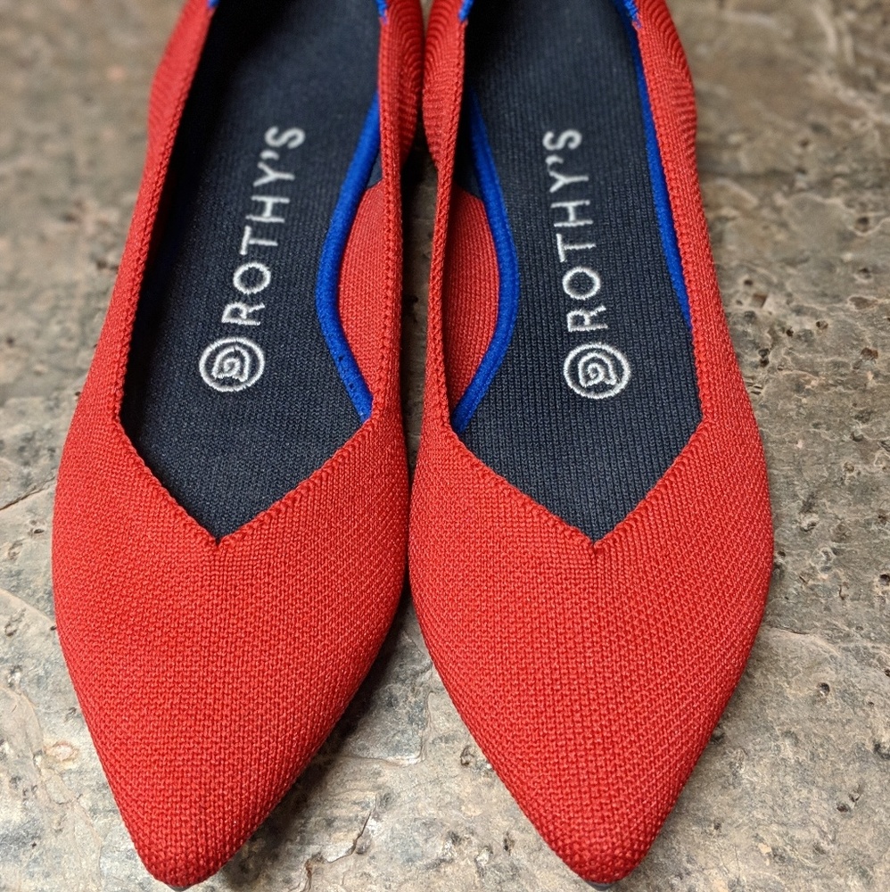 Red Pointed Rothy's